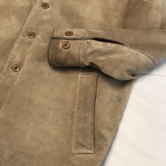 Mens Jones New York Vintage Suede Button Down Jacket/Blazer - Picture 4 of 15